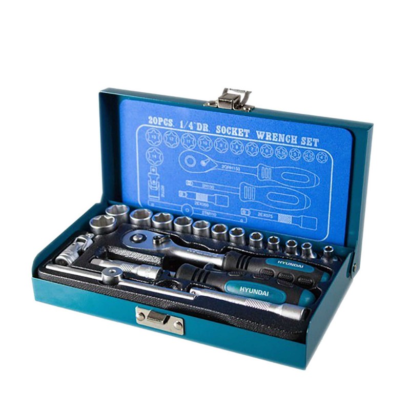 Kit de Herramientas Profesionales Hyundai K-20 20 piezas Kit de Herramientas Profesionales Hyundai K-20 20 piezas