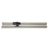 2 tubos prolongación acero cromado 470 mm x 2 ø 32 mm