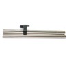 2 tubos prolongación acero cromado 470 mm x 2 ø 32 mm