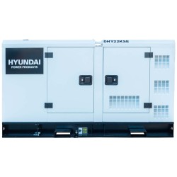 ☝️DHY22KSE Grupo electrógeno trifásico Hyundai de 22 KVAS